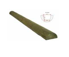 Декоративное полубревно Рустик 70*140мм Дуб болотный, длина 1м