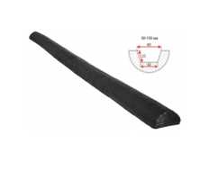 Полубревно декоративное Arno decor рустик, 50х100мм Венге, длина 1 метр