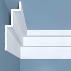 Карниз под покраску из полистирола Bello Deco K21 (180х60х2000 мм)