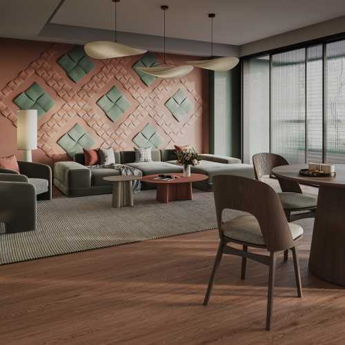 Фото Стеновая панель Bello Deco СП 26 полистирол (262× 20 × 250 мм)