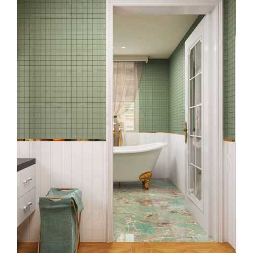 Фото Мозаика из керамогранита Bonaparte Arene Olive 48х48 (306х306х6 мм)