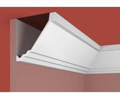 Карниз под покраску Cosca KX054 из экополимера (113х116х2000 мм)