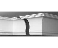 Карниз Де Багет под покраску, XPC полистирола ДП 53/290 (223х185х2000)