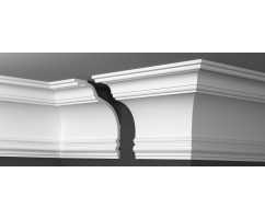 Карниз Де Багет под покраску, XPC полистирола ДП 55/280 (219х174х2000)