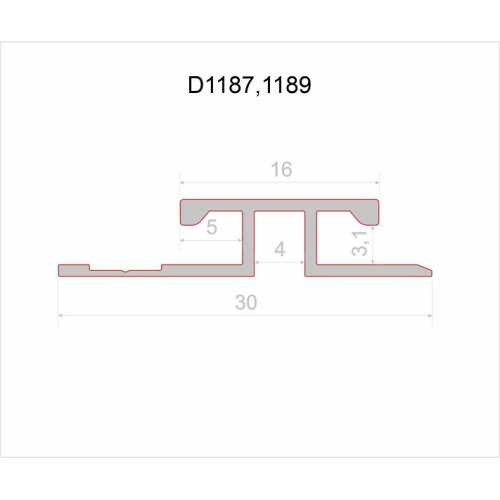 Фото Соединительный профиль Wallpanels Decaro D1189, 3 метра