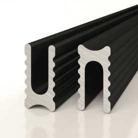 Профиль разделительный Decaro D009 Черный анод (3-5*3000)
