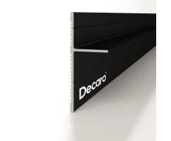Теневой профиль Decaro D004 Черный анод (15-25*14*2000) Теневой профиль Decaro D004 Черный анод (15-25*14*2000)