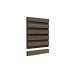 Маленькое фото Рейка молдинг Decor Dizayn Венге 610-66SH (10х20х3000)