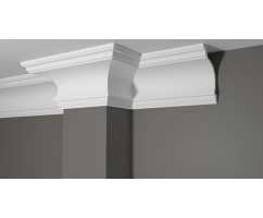 Карниз под покраску из полистирола Decor Dizayn DD522 (152х100х2000 мм)