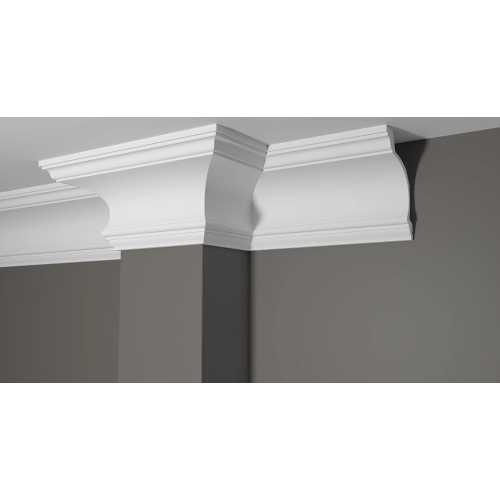 Фото Карниз под покраску из полистирола Decor Dizayn DD522 (152х100х2000 мм)