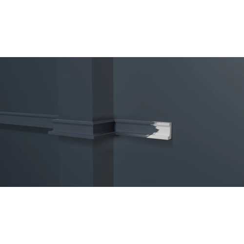 Фото Молдинг под покраску Decor Dizayn DD628 из полистирола (20х10х2000 мм)