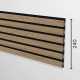 Декоративная панель Decor Dizayn DD916-64SH (240х13х3000) Декоративная панель Decor Dizayn DD916-64SH (240х13х3000)