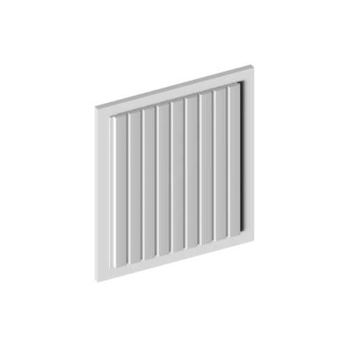 Фото Декоративная панель HIWOOD LV124 LONG NP под покраску (120 × 12 × 3000 мм)