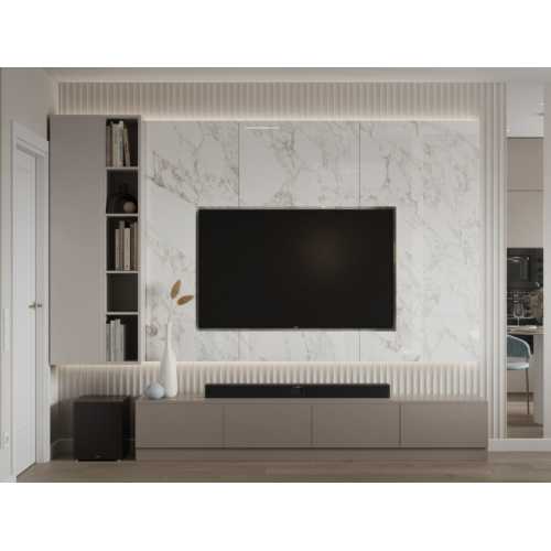 Фото Декоративная панель HIWOOD LV138 LONG NP под покраску (120 × 12 × 3000 мм)
