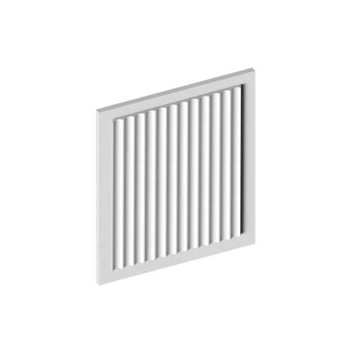 Фото Декоративная панель HIWOOD LV139 LONG NP под покраску (120 × 12 × 3000 мм)