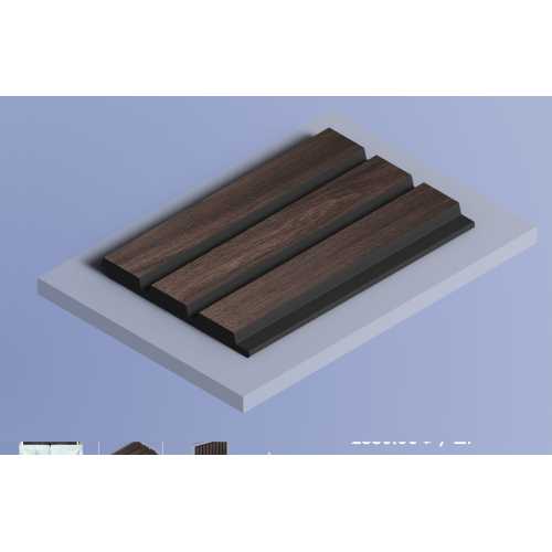 Фото Декоративная панель HIWOOD LV124 BR395K под дерево (120 × 12 × 2700 мм)