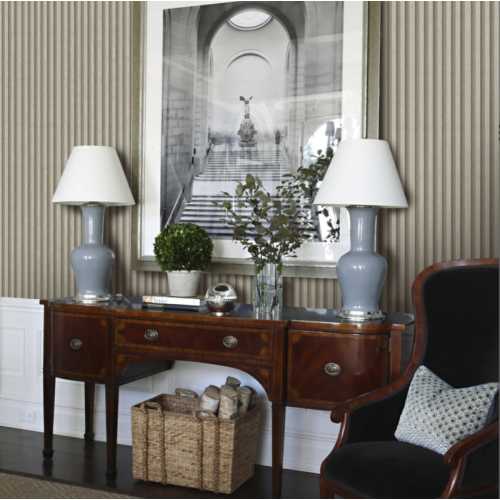 Фото Стеновые панели ПВХ Legno Пепельный Муар, 166*24*2750 мм