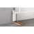 Скрытый плинтус Ликорн Белый 80 мм с МДФ вставкой 70 мм (105*14.5*2050)