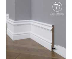 Плинтус напольный под покраску 17-120-16 Madest Decor MDF (120х16х2400 мм)