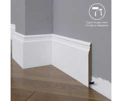 Плинтус напольный под покраску 05-120-12 Madest Decor MDF 120х12х2400 мм) Плинтус напольный под покраску 05-120-12 Madest Decor MDF 120х12х2400 мм)