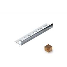 Профиль L-образный алюминий 12.5 мм Neexy PV03-07 (бронза блестящая), 2.7 метра