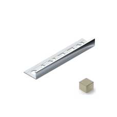 Профиль L-образный алюминий 12.5 мм Neexy PV03-16 (титан матовый), 2.7 метра