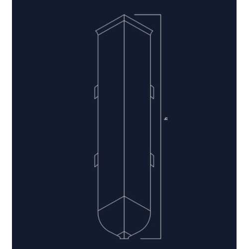 Фото Угол внутренний к плинтусу Neexy Белый муар (1 шт)