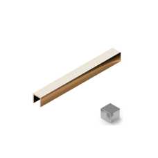 Профиль П-образный латунь 10x10 мм Neexy PVL83-02 Латунь хромированная, 2.7 метра