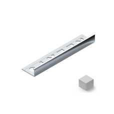 Профиль L-образный алюминий 10 мм Neexy PV02-41 (белый муар), 2.7 метра