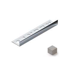 Профиль L-образный алюминий 10 мм Neexy PV02-43 (бежеквый муар), 2.7 метра