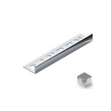 Профиль L-образный алюминий 10 мм Neexy PV02-03 (серебро блестящее), 2.7 метра