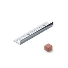 Профиль L-образный алюминий 10 мм Neexy PV02-14 (розовый матовый), 2.7 метра