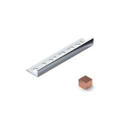 Профиль L-образный алюминий 10 мм Neexy PV02-15 (розовый блестящий), 2.7 метра