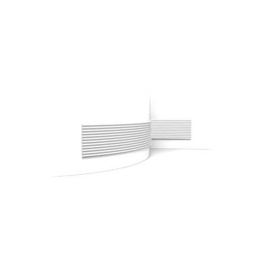 Фото Декоративная панель Orac decor из полиуретана Zigzag W108 Flex (250х18х2000 мм)