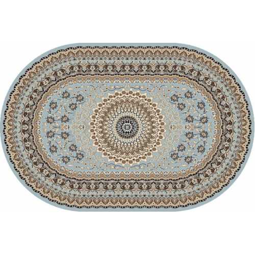 Фото Ковер Merinos Sierra D504, BLUE-BROWN 2,00*3,00 овал