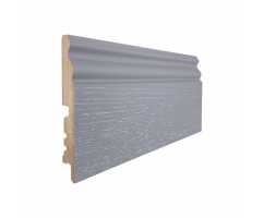 Плинтус напольный, шпонированный, крашеный Finitura 100*16 мм R фигурный Мдф+шпон