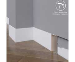 Плинтус MDF 25-080-08 под покраску (вставка в скрытый плинтус)