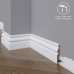 Маленькое фото Плинтус напольный под покраску 11-072-12 Madest Decor MDF (72х12х2400 мм)