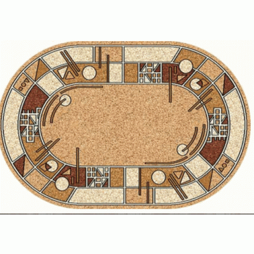 Фото Ковер Merinos Laguna ALBINA 3 BEIGE 3,00*4,00 овал