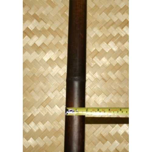 Фото Ствол бамбука махагон D 60-70 мм, длина 2900-3000 мм (с трещинами)