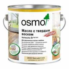 Масло Osmo бесцветное с твердым воском Original 3032 шелковисто-матовое (10 л)