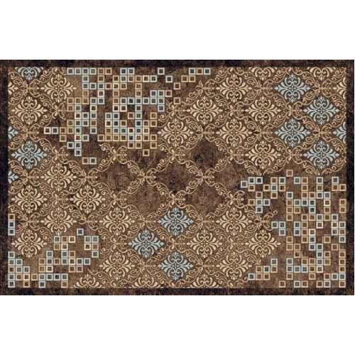 Фото Ковер Merinos Sierra D712, BROWN - BLUE 1,00*2,00
