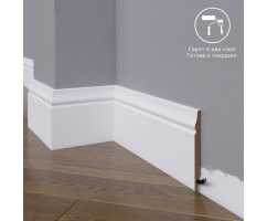 Плинтус напольный под покраску 04-100-12 Madest Decor MDF (100х12х2400 мм) Плинтус напольный под покраску 04-100-12 Madest Decor MDF (100х12х2400 мм)