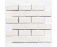 Мозаика керамическая Bonaparte Brick White 45х95 (288х292х6 мм) Мозаика керамическая Bonaparte Brick White 45х95 (288х292х6 мм)