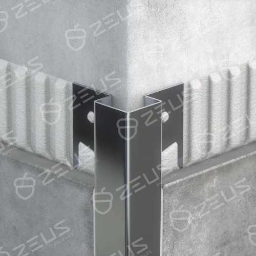 Фото Антивандальный профиль для керамической плитки ZCP 10/25, длина 2700 мм