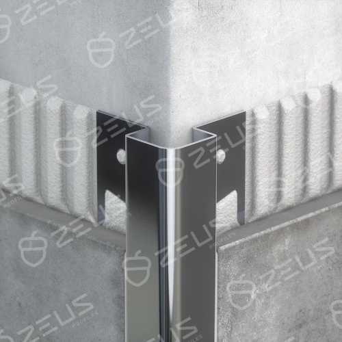 Фото Антивандальный профиль для керамической плитки ZCPR 10/30, длина 2700 мм
